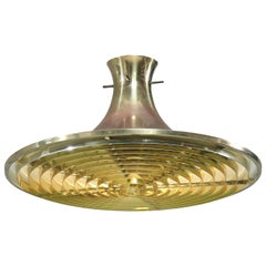 Brass Hans-Agne Jakobsson Ceiling Lamp