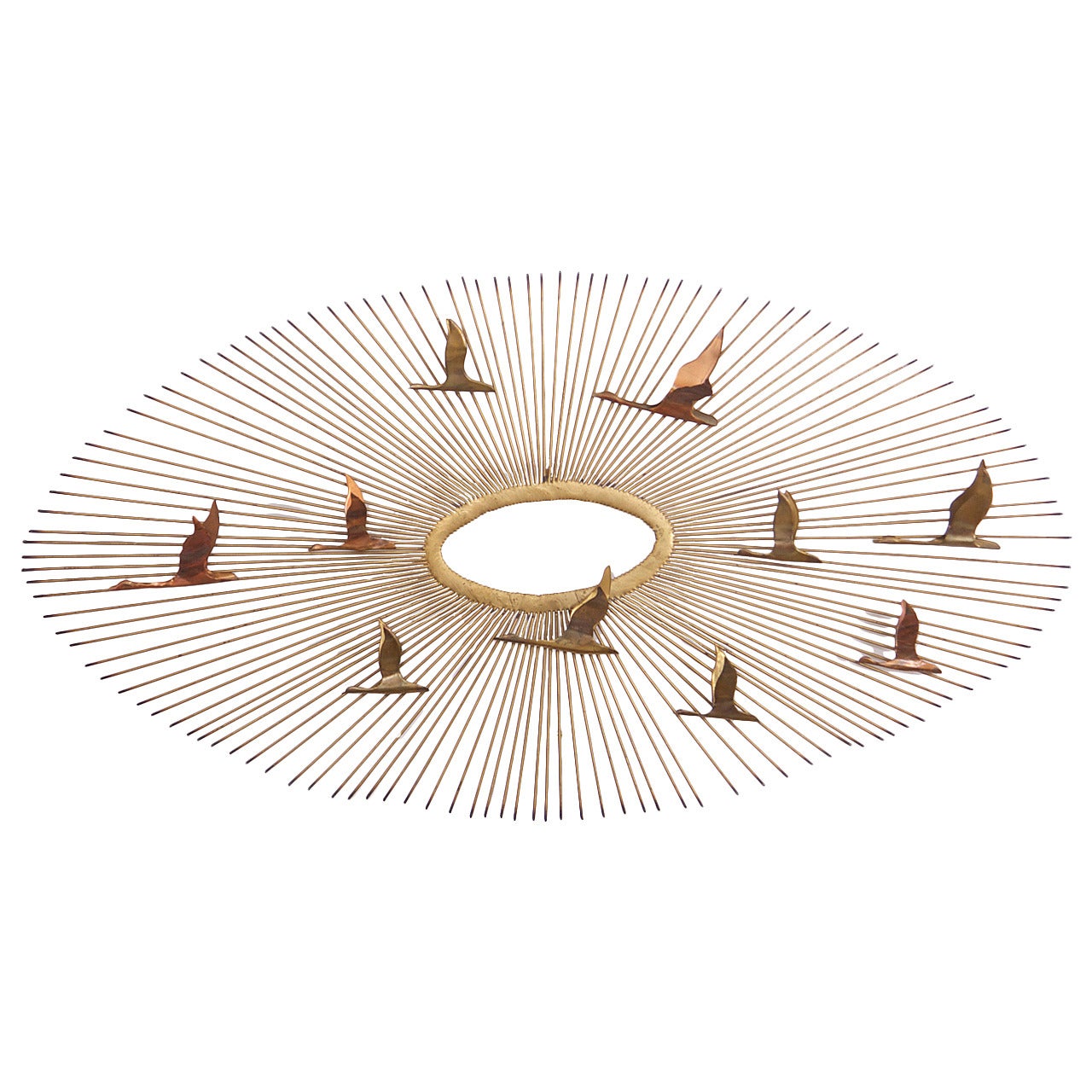 1960s Curtis Jere Sunburst in brass and copper