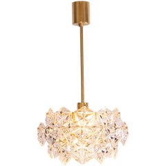 Lampadario Kinkeldey a quattro piani in vetro cristallo