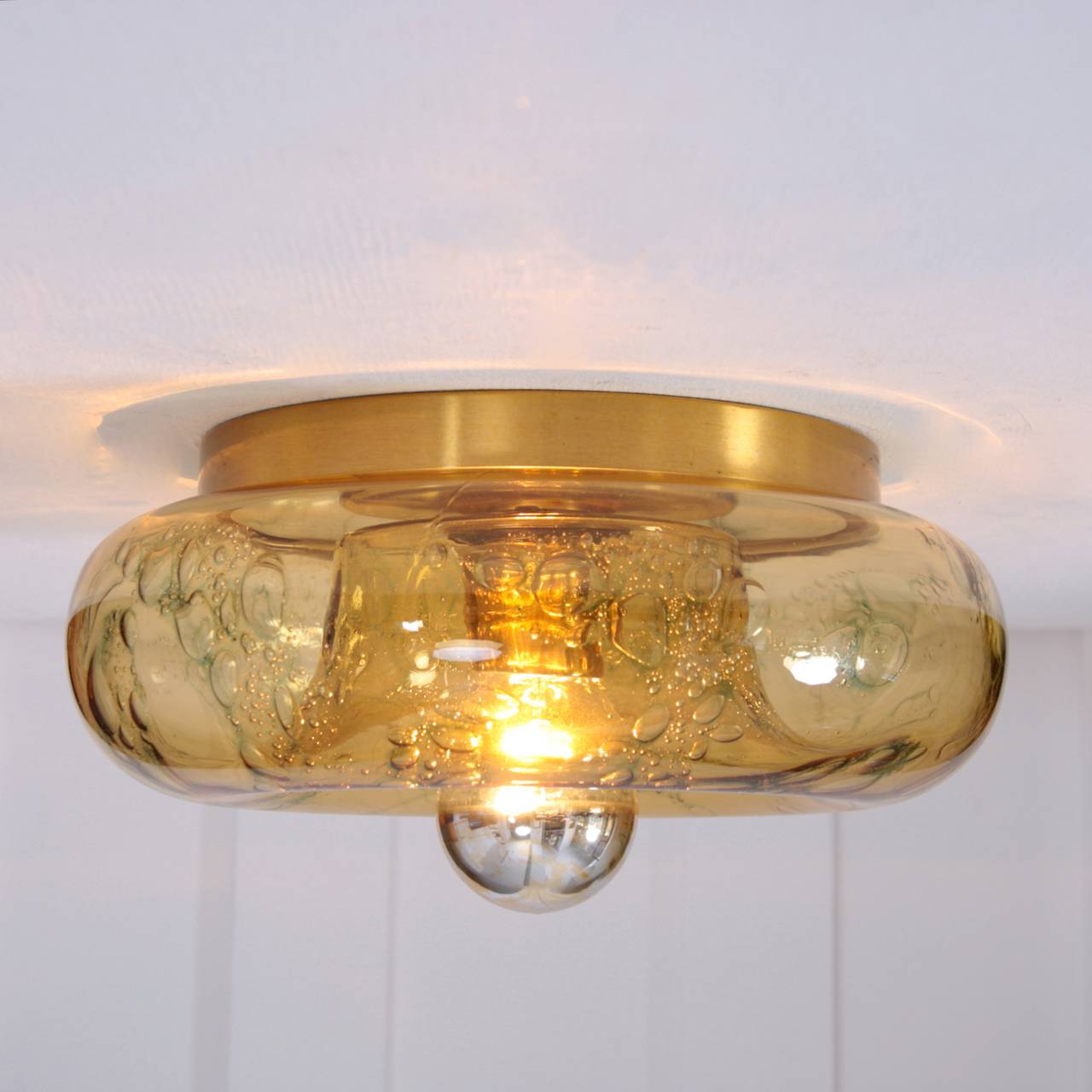 Doria Murano Glass Flush Mount or Sconce (Moderne der Mitte des Jahrhunderts)