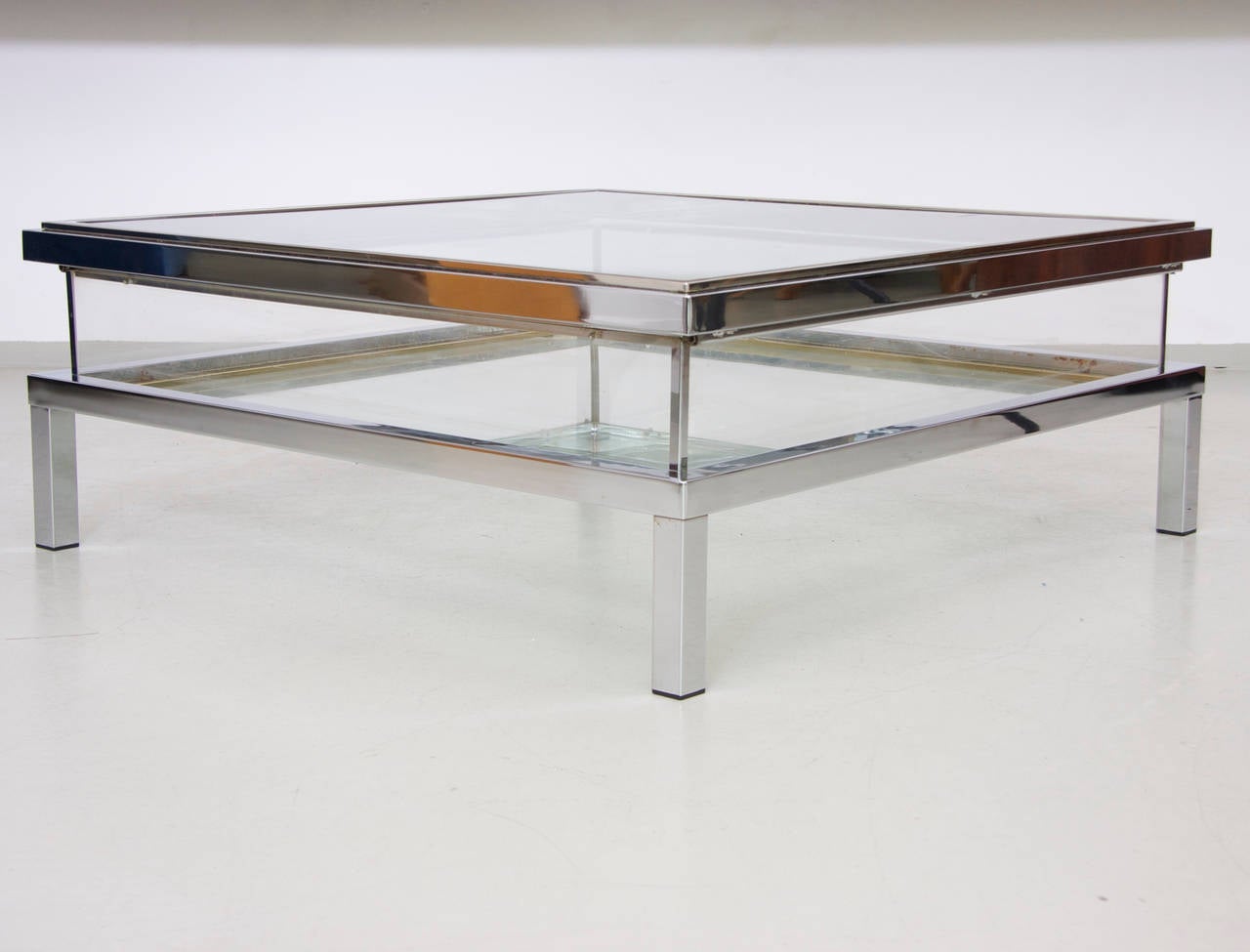 sliding glass table
