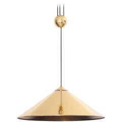 Florian Schulz Keos Extra Large Center Counterweight Pendant in Brass