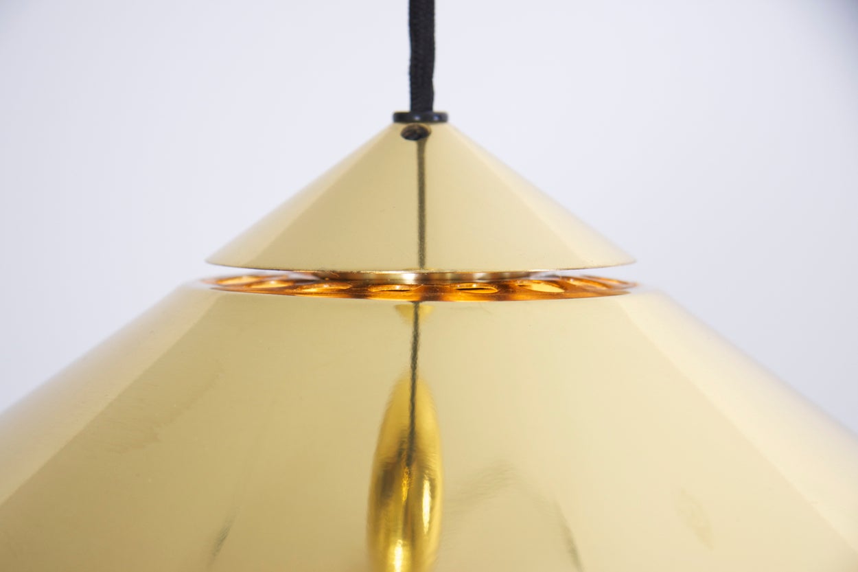 Florian Schulz Keos Extra Large Center Counterweight Pendant in Brass