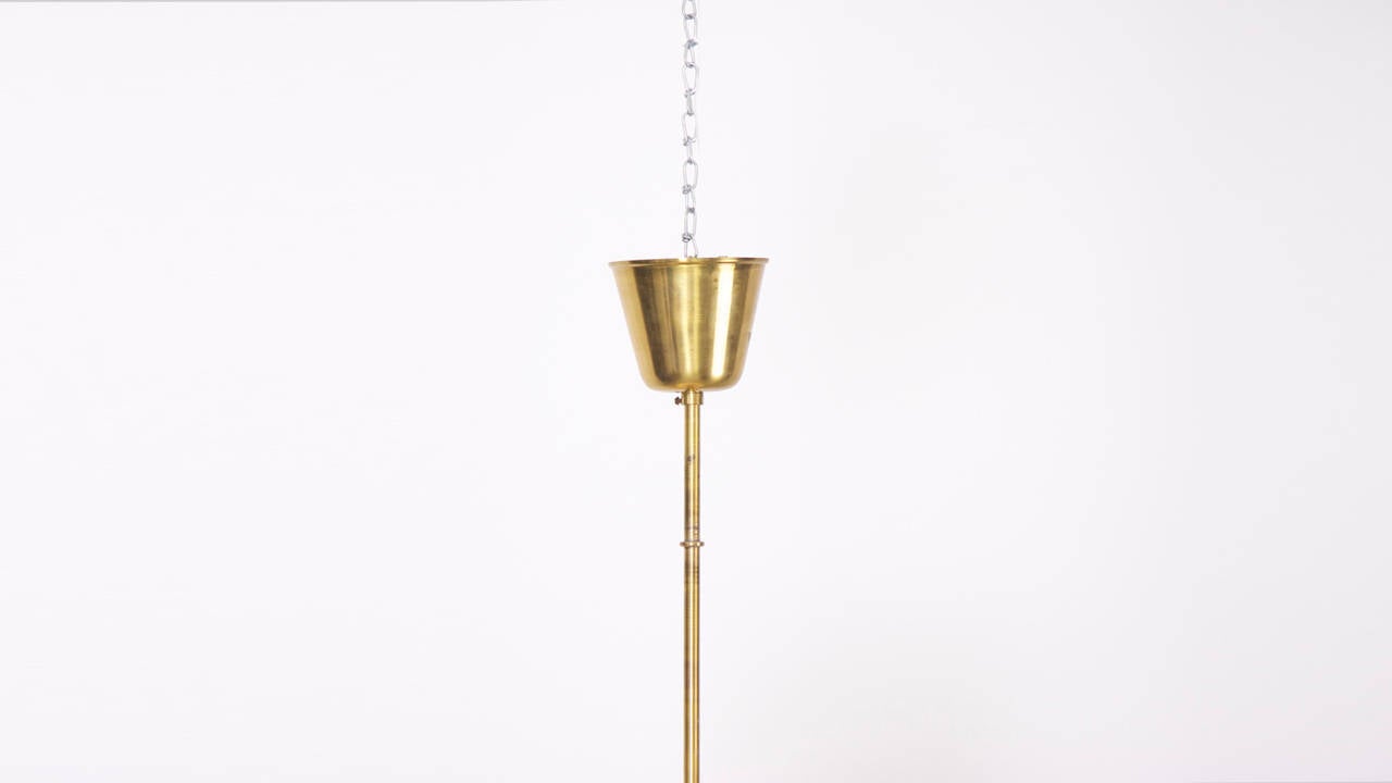 Mid-Century Modern Glass Pendant Light by Carl Fagerlund for Orrefors For Sale