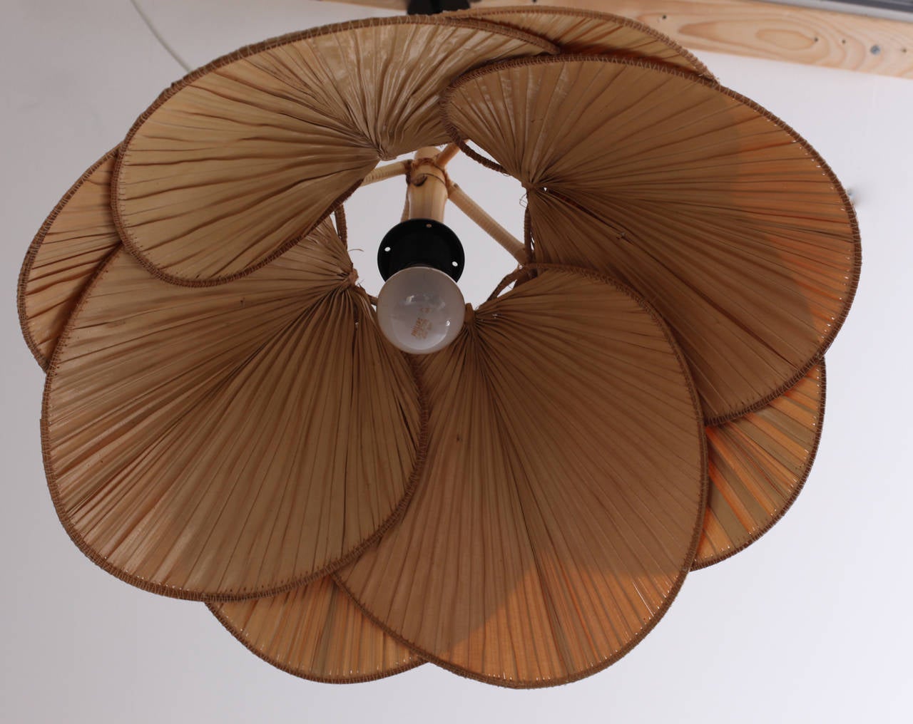 Mid-Century Modern Ingo Maurer Uchiwa Pendant Lamp