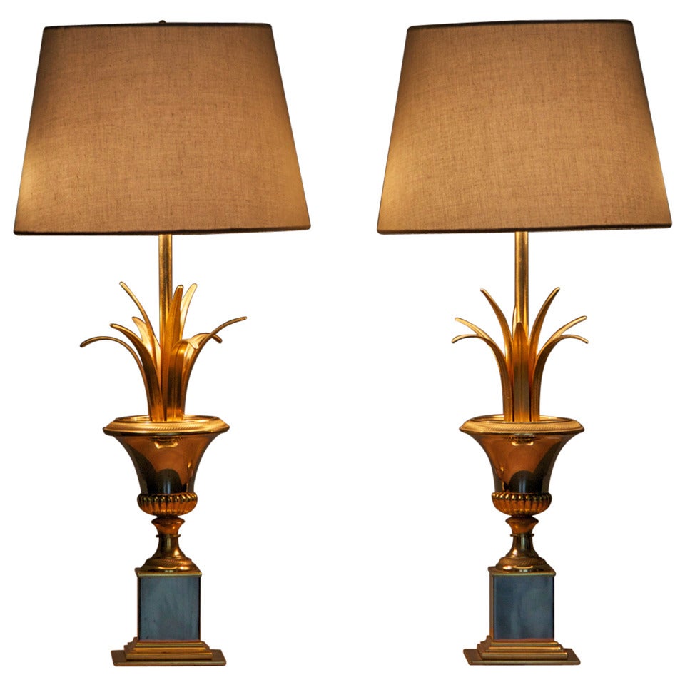 Pair of Table Lamps by Maison Charles