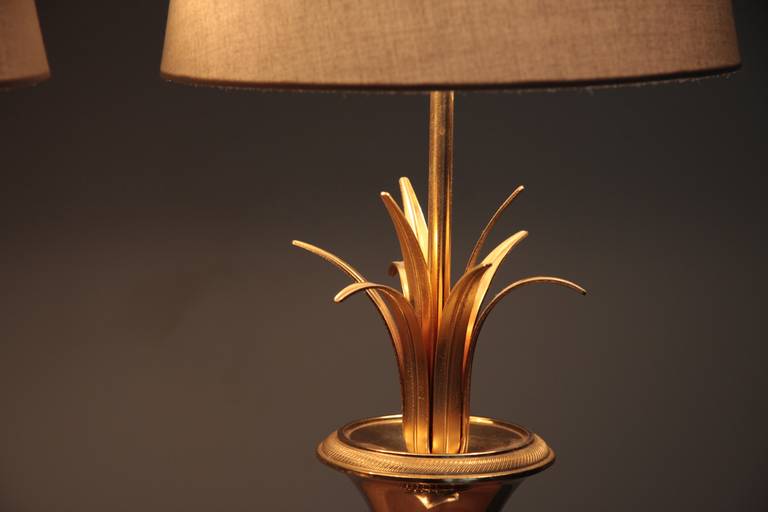 Pair of Table Lamps by Maison Charles In Excellent Condition In Berlin, BE