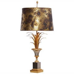 Vintage Maison Charles Table Lamp with Original Shade
