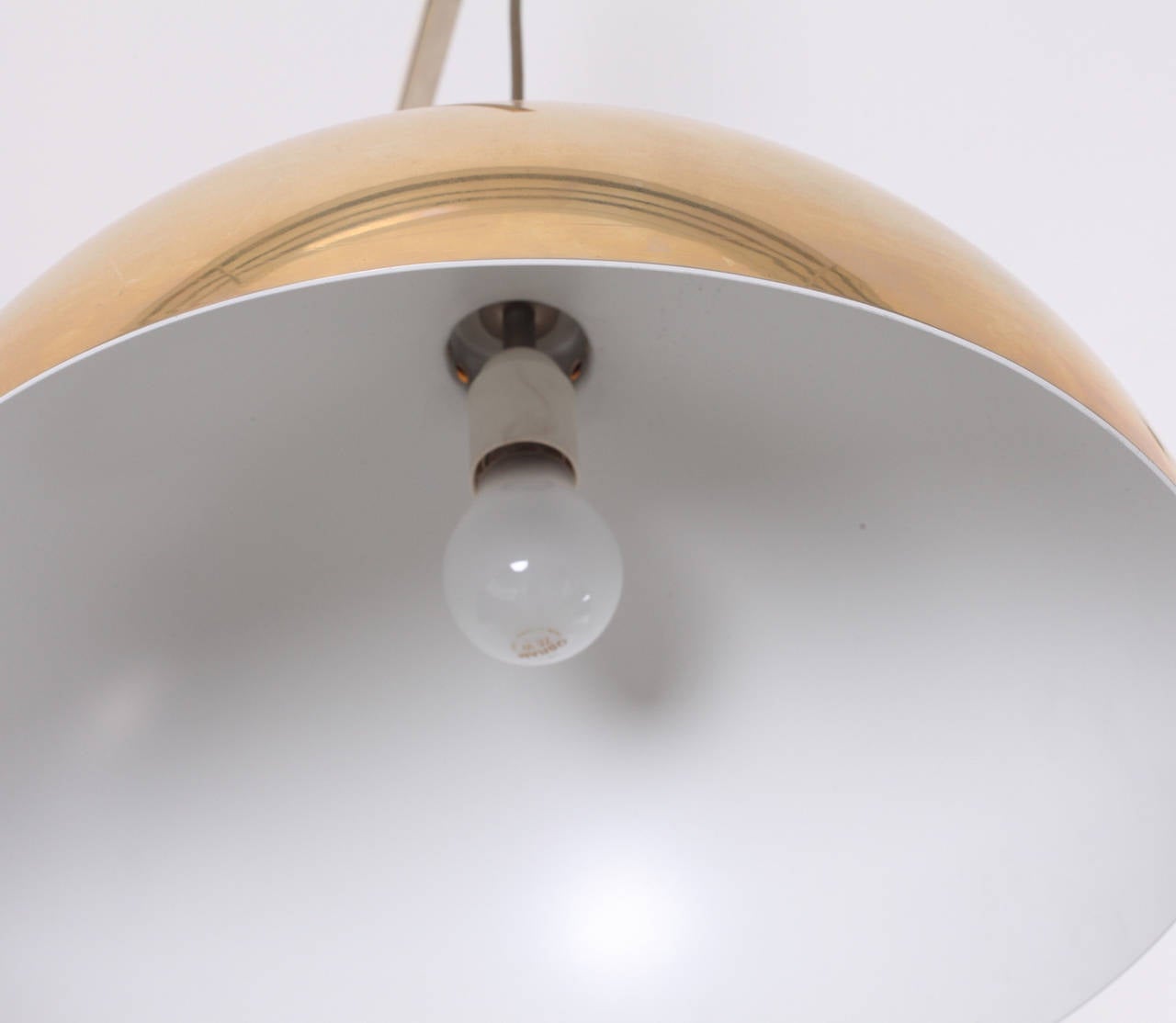 1960s Brass Swiveling Pendant Lamp In Excellent Condition In Berlin, BE