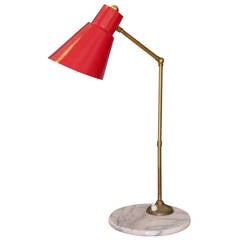 Italian 1950s Articulated Table Lamps Attributed to Stilux 4