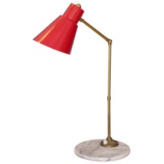 Italian 1950s Articulated Table Lamp Attributed to Stilux