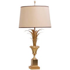 Maison Charles Table Lamp with Full Golden Base