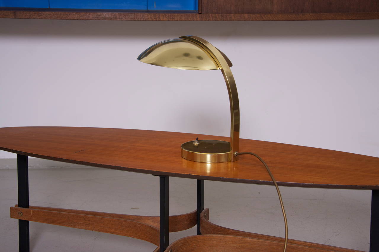 Italian 1960s Luxury Brass Table Lamp 1