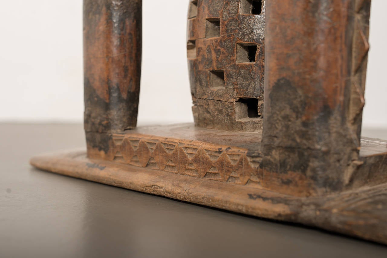 Carved Ashanti Stool - Akan Folk - Ghana