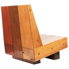 "Especies" Lounge Chair by Zanini de Zanine, Edition of Two