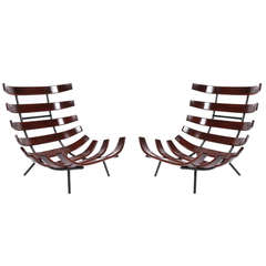 Pair of "Costela" Lounge Chairs by Martin Eisler, circa 1955