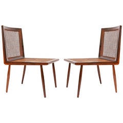 Pair of "Cadeira Baixa" Chairs by Joaquim Tenreiro