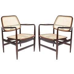 Vintage Pair of "Oscar" Armchairs by Sergio Rodrigues, 1956