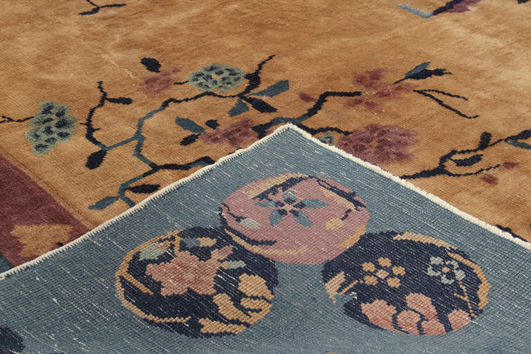 Chinese Hand-Knotted Nicols Rug For Sale