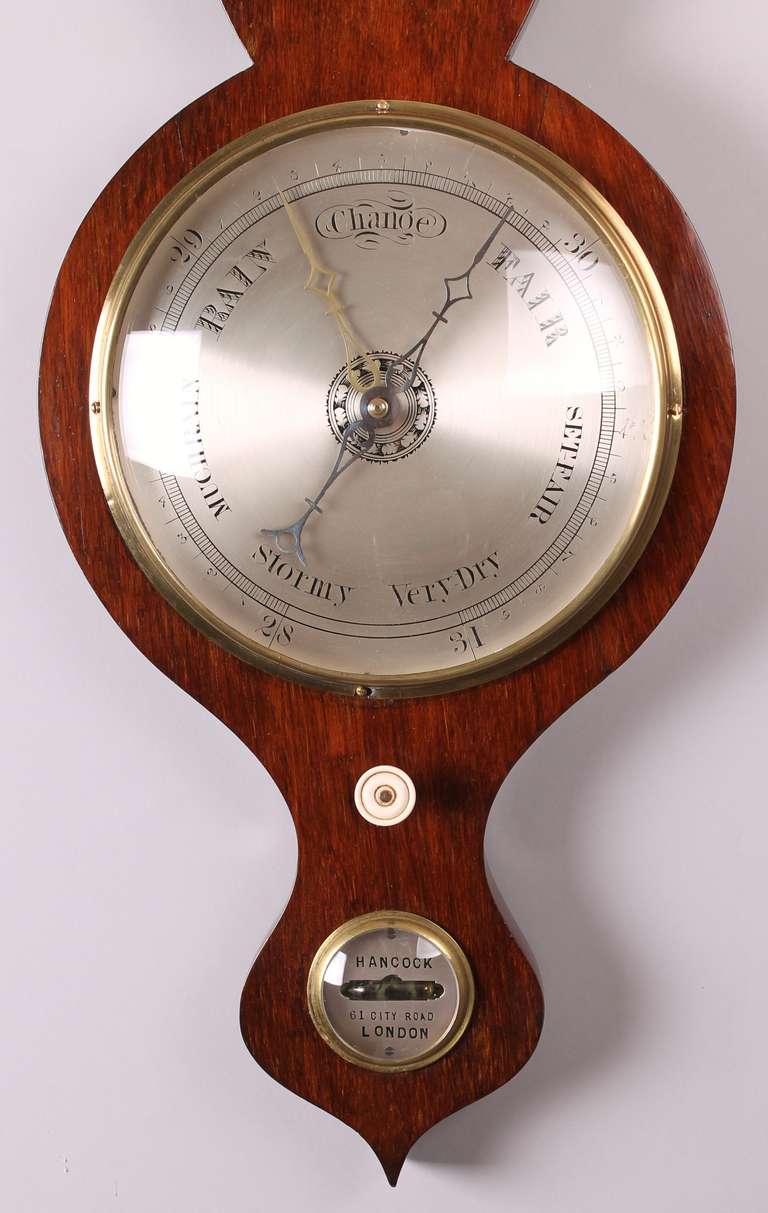 Victorian Rosewood 5 Dial Wheel Barometer by Hancock, London at 1stDibs ...