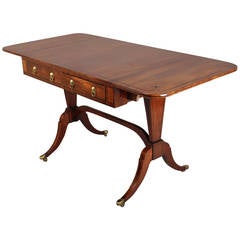 Regency Period Mahogany Sofa Table