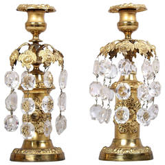 Pair of William IV Period Ormolu Candlesticks