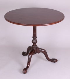 George III Period Mahogany Tripod Table
