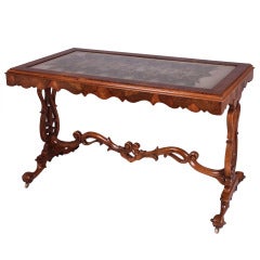 Antique Unusual Victorian Centre Table 