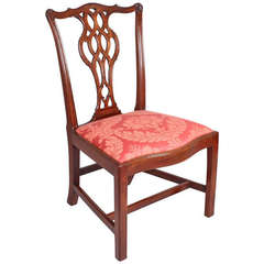 George III period mahogany side-chair