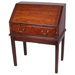 Late 18th century country-made oak bureau of good rich colour and patina Late 18th century country-made oak bureau of good rich colour and patina