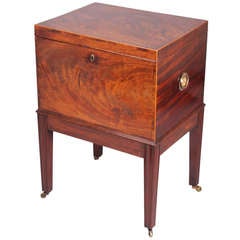 George III mahogany cellarette