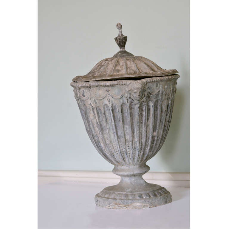 British Neo-Classical Lead Urns