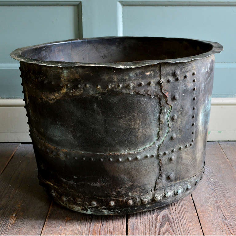 Copper Log Bin