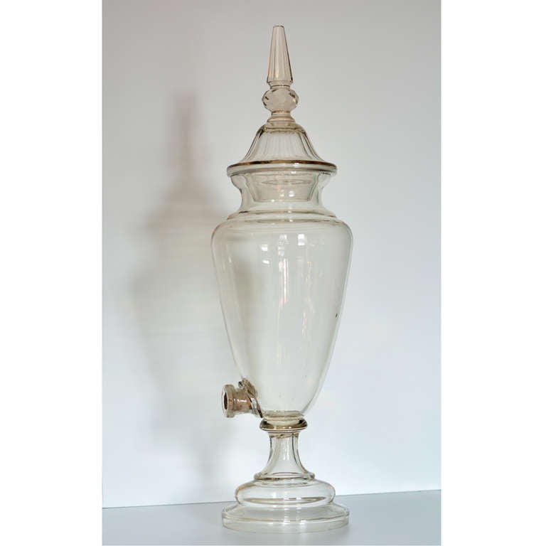 Glass Spirit Flasks at 1stdibs