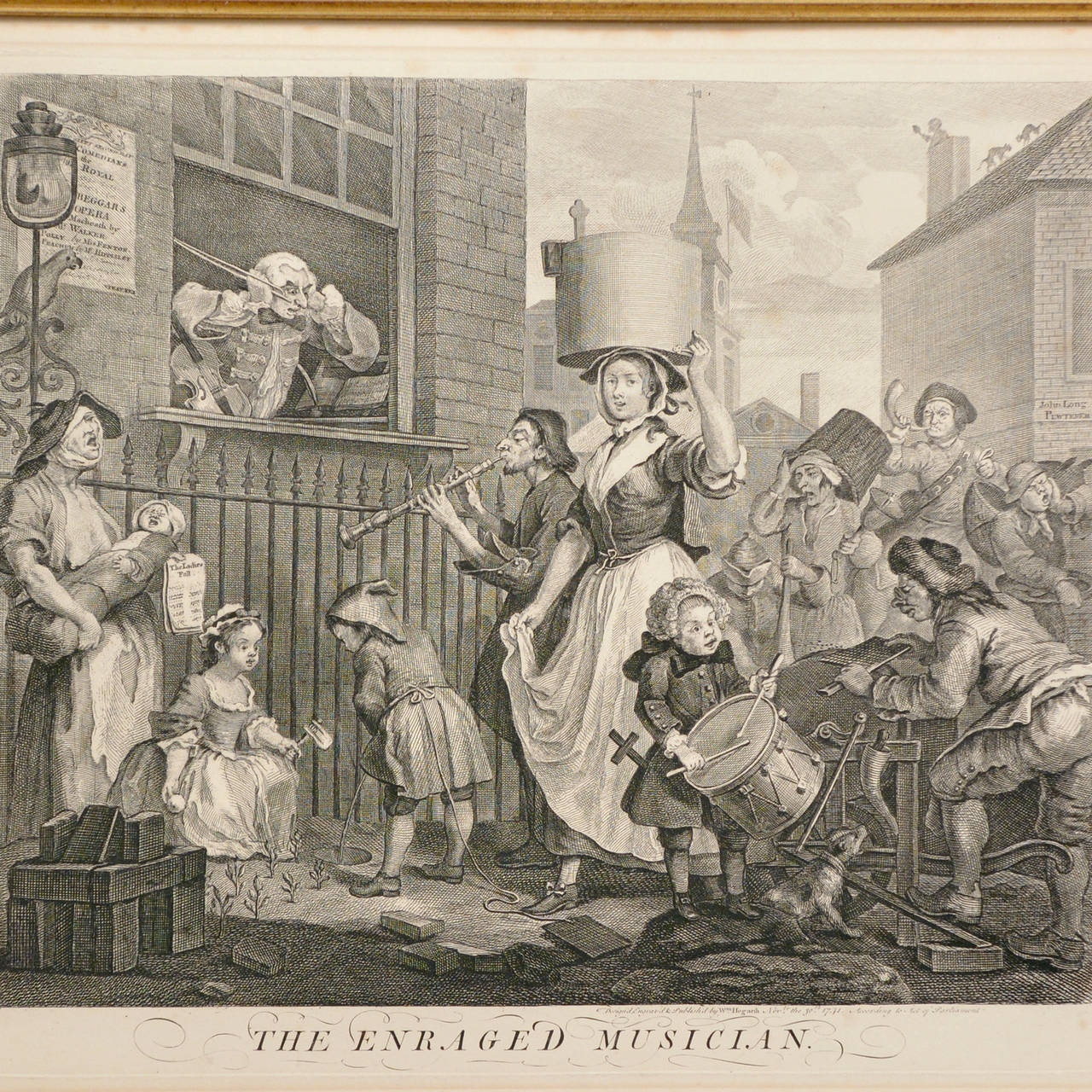 William Hogarth's 'the Distrest Poet and Enraged Musician' 3