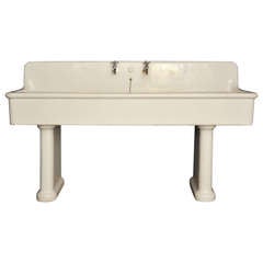 Retro Large Glazed Earthenware Sink