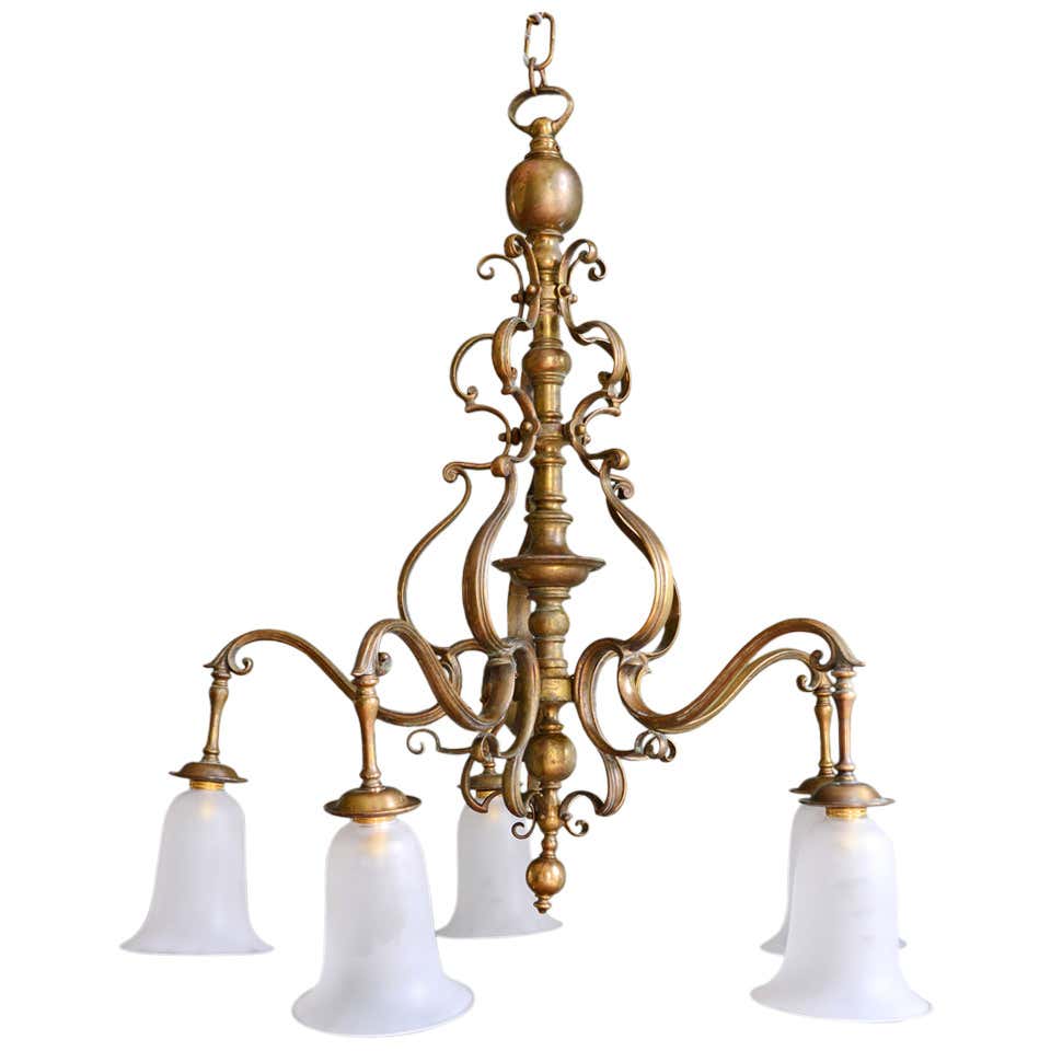 Art Nouveau Chandelier For Sale at 1stdibs