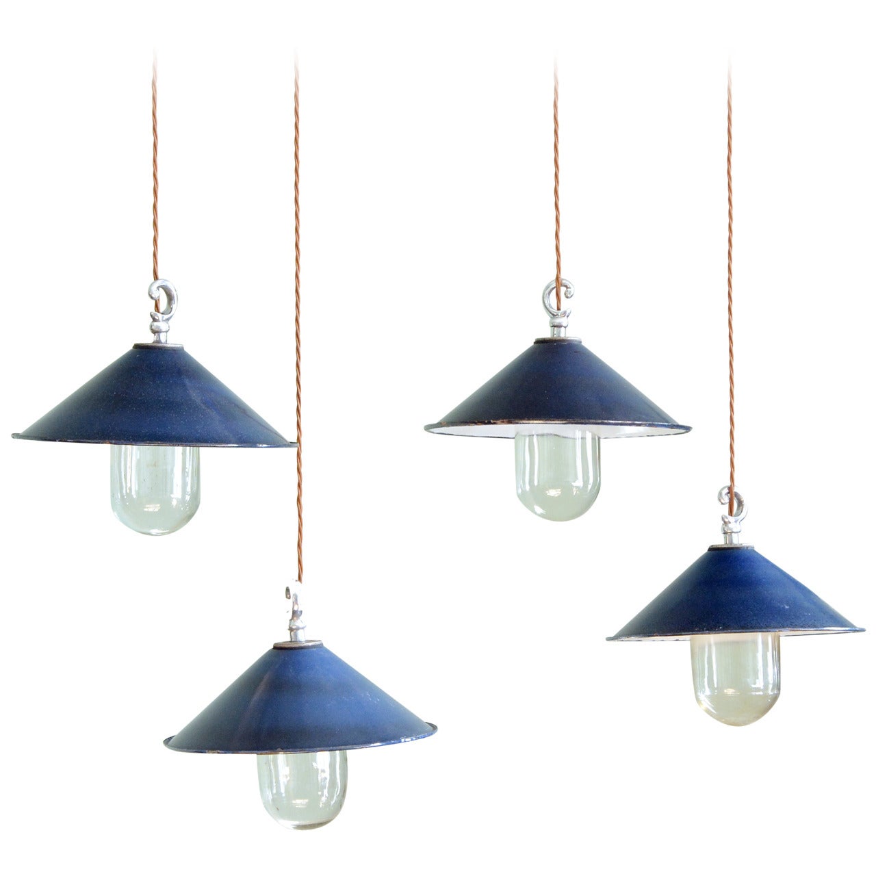 Small Enamel Pendant Lights