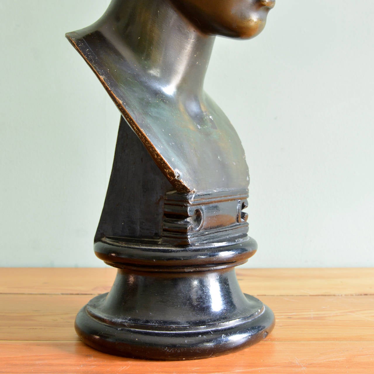 Female Plaster Bust at 1stDibs