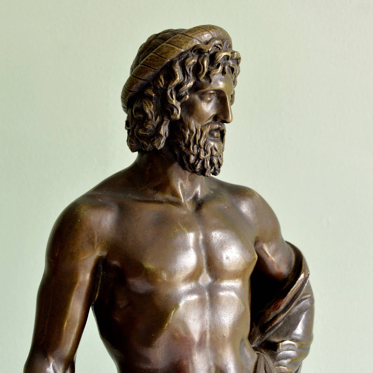 Bronze of Asclepius In Excellent Condition In London, GB