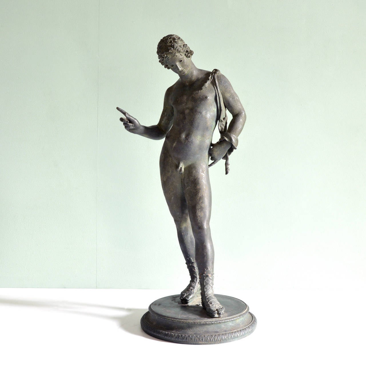 An Italian bronze of Dionysus, second half of the 19th Century, by Sommer of Naples.

Available to view at Brunswick House, London.

Height 61cm, diameter 20.5cm