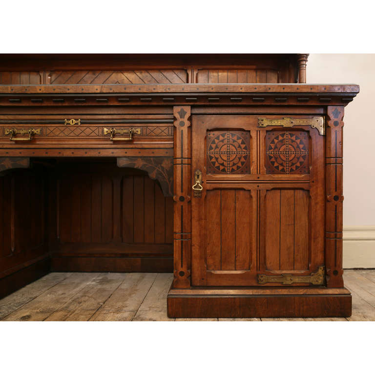19th Century Reformed Gothic Sideboard