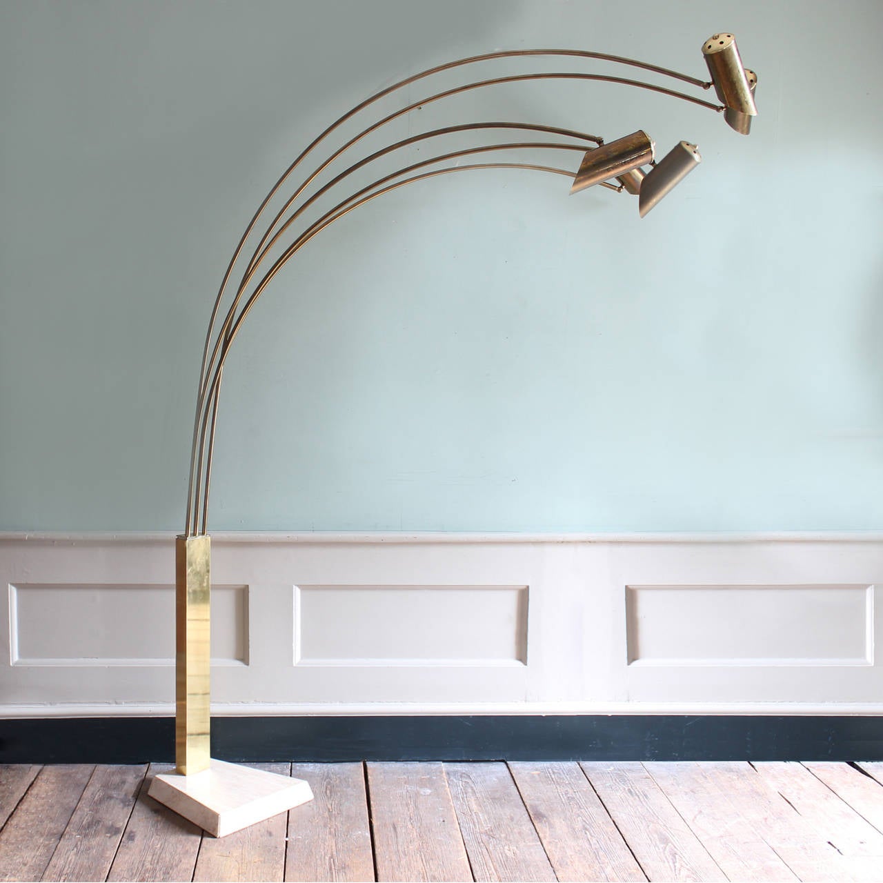 Pair of Arc Floor Lamps