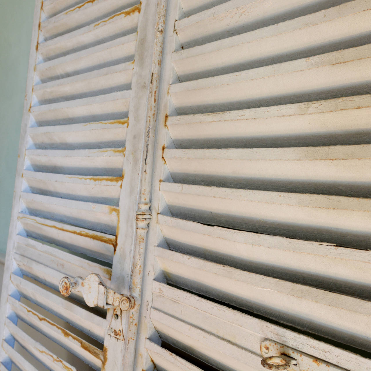 Antique French Louvred Shutters 3