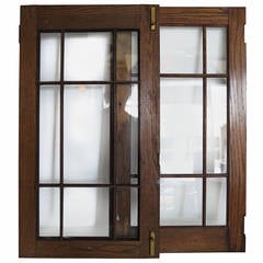 Antique St. Olave's Grammar School Library Bookcase Doors