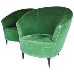 Pair of Luisa and Ico Parisi Armchairs