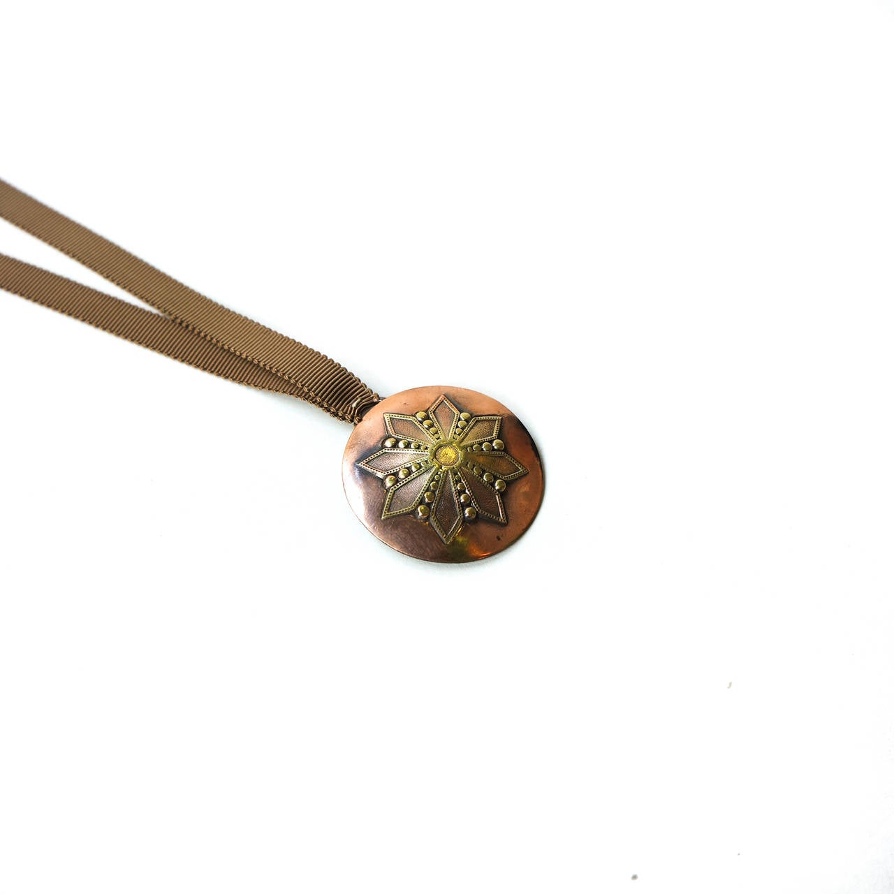 19th Century British Indian Army Belt Plate Necklace