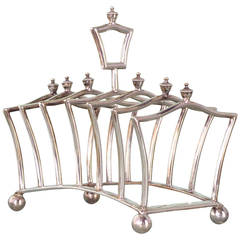 Victorian Silver Toast Rack