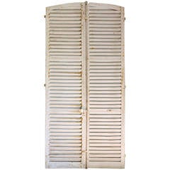 Antique French Louvred Shutters