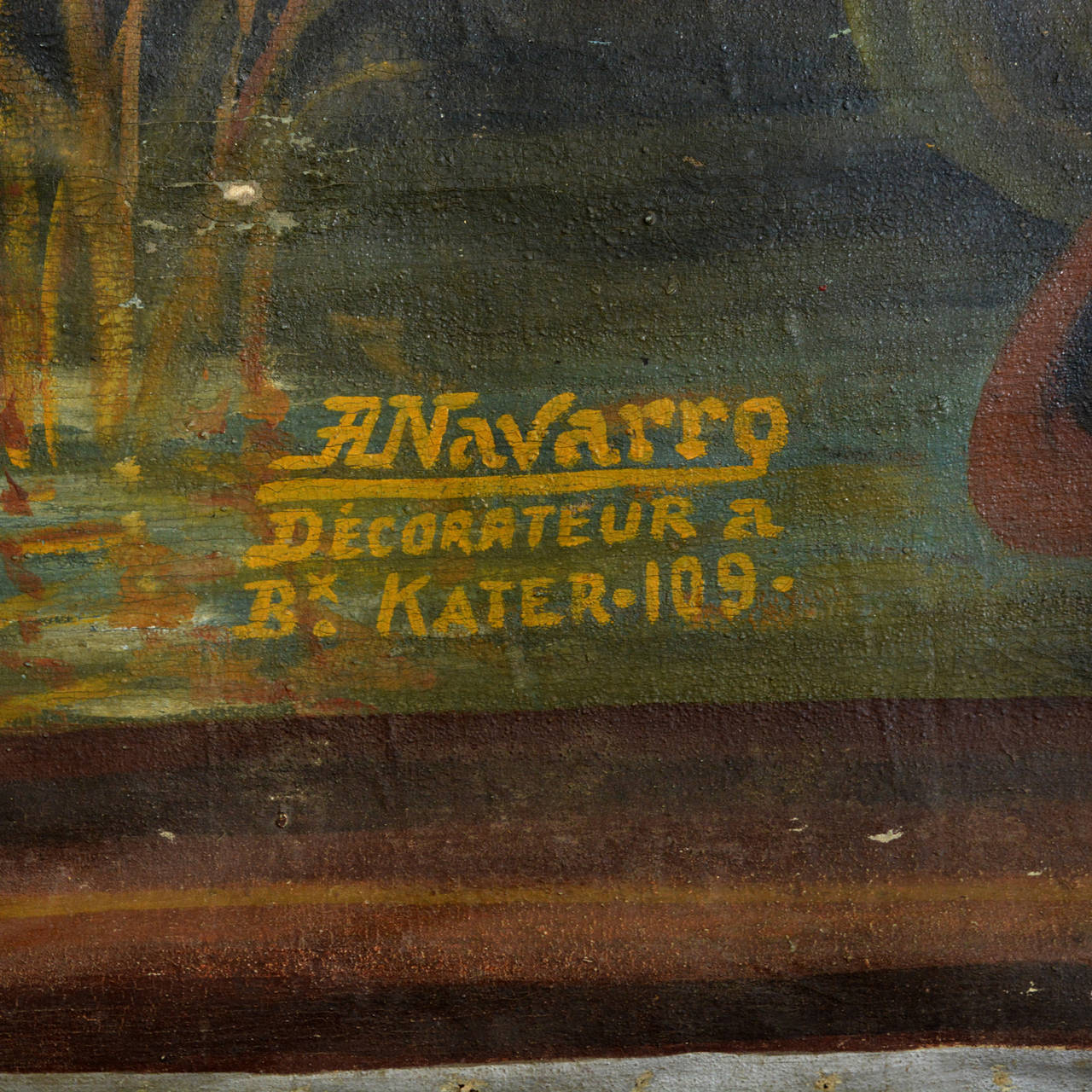 Pair of Large Hunting Scenes Paintings In Distressed Condition In London, GB